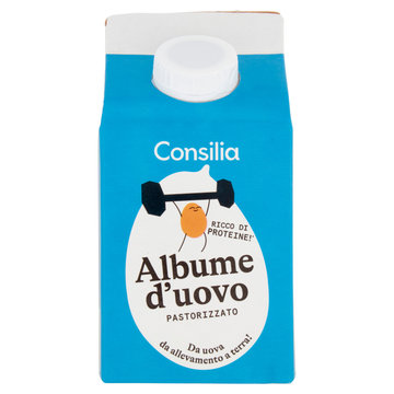 Consilia Albume d'Uovo da Galline Allevate a Terra 500 g