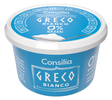 Consilia Yogurt Greco Magro Bianco 0% Grassi 450 g