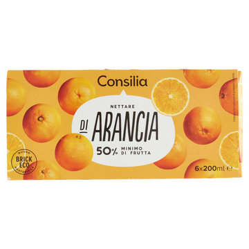 Consilia Saper Scegliere Succo Arancia Bionda 6x200 ml