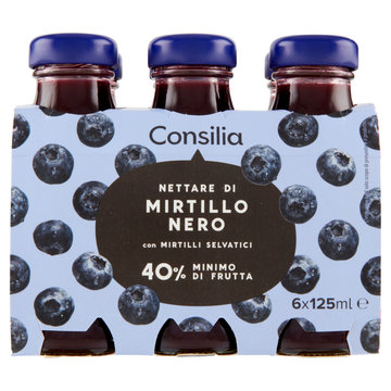 Consilia Nettare di Mirtillo Nero 6x125 ml
