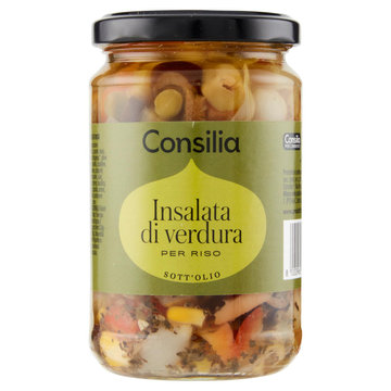 Consilia Insalata di Verdura per Riso all'Olio di Semi di Girasole 285 g