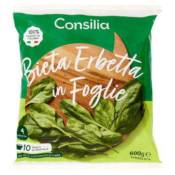 Consilia Bieta Erbetta in Foglie Surgelata 600 g