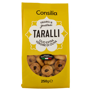 Consilia Taralli con Olio Extra Vergine d'Oliva 250 g