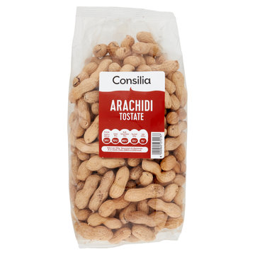 Consilia Frutta Secca Arachidi Tostate in Guscio 500 g