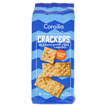 Consilia Cracker Non Salati in Superficie 16x31,25 g
