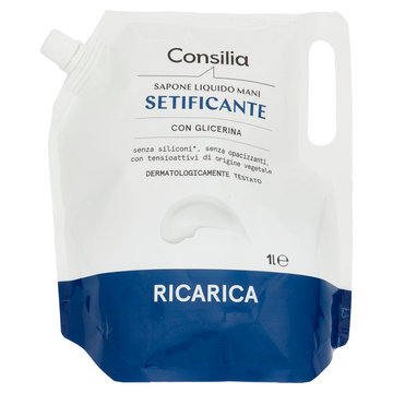 Consilia Sapone Liquido Mani Setificante Ricarica 1 L