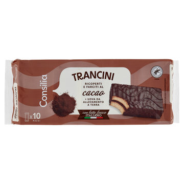 Consilia Trancini al Cacao Ricoperti 10x35 g