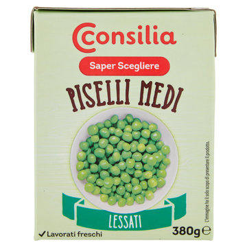 Consilia Piselli Medi Lessati 380 g