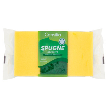 Consilia Spugne Abrasive Doppio Uso 3 pezzi