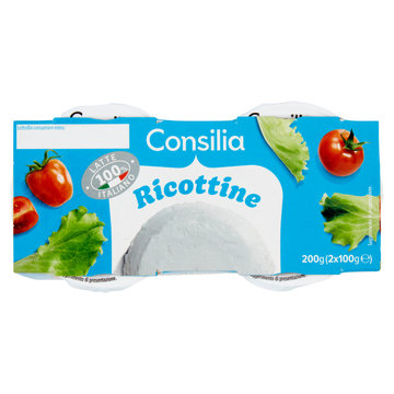 Consilia Saper Scegliere Ricottine 2x100g