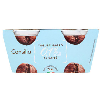 Consilia Yogurt Magro 0,1% Caffè 2x125 g